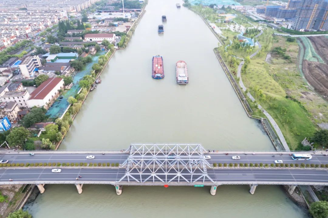 京杭大运河扬州段.图/图虫创意