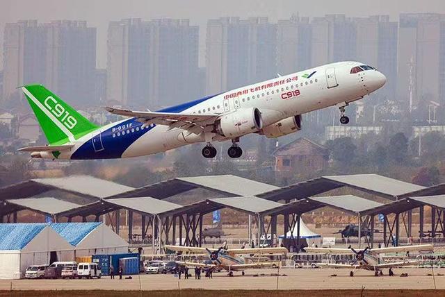 2020南昌飞行大会在南昌瑶湖机场开幕，C919在该机场腾空而起。新京报记者 陶冉 摄（资料图）