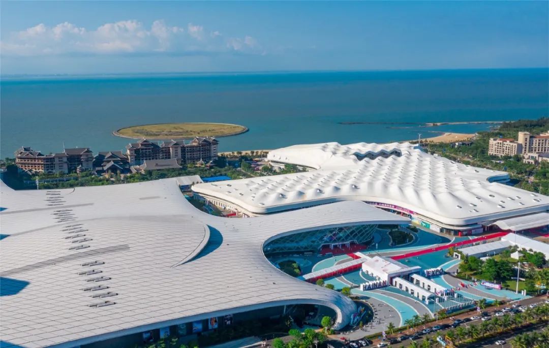 第二届消博会举办地海南国际会展中心鸟瞰图