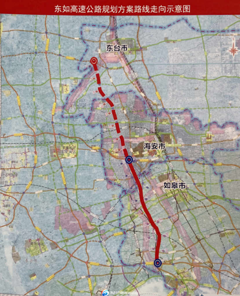 建成之后,东如高速将与启扬高速,沈海高速,沪陕高速等共同组成如皋