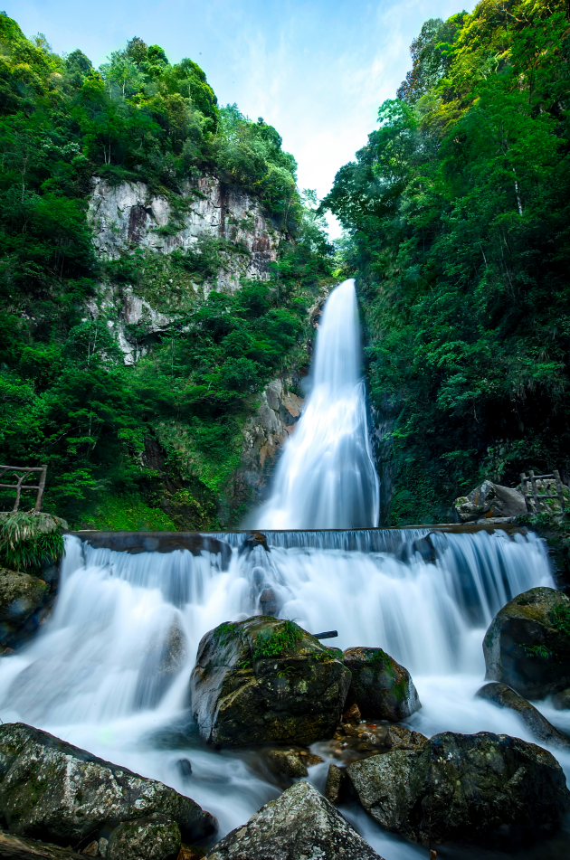 炎陵·珠帘瀑布(图源/神农谷国家森林公园)