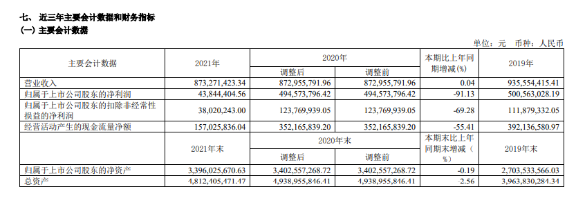 永安行2021年年报截图