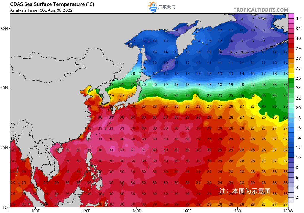 南海海温图