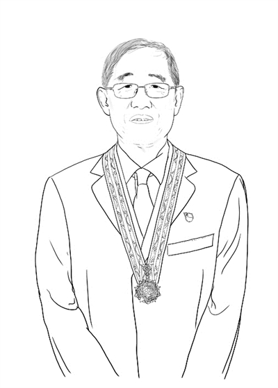 李宏塔,"七一勋章"获得者 (制图:王婵)