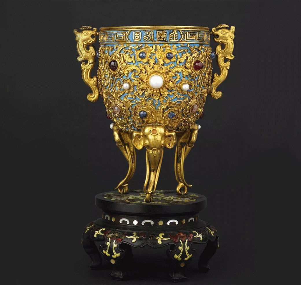 四只金瓯永固杯