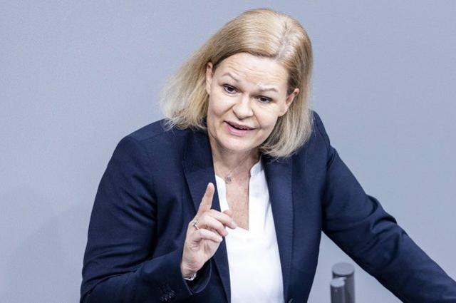 德国内政部长南希·法瑟.图源:德媒