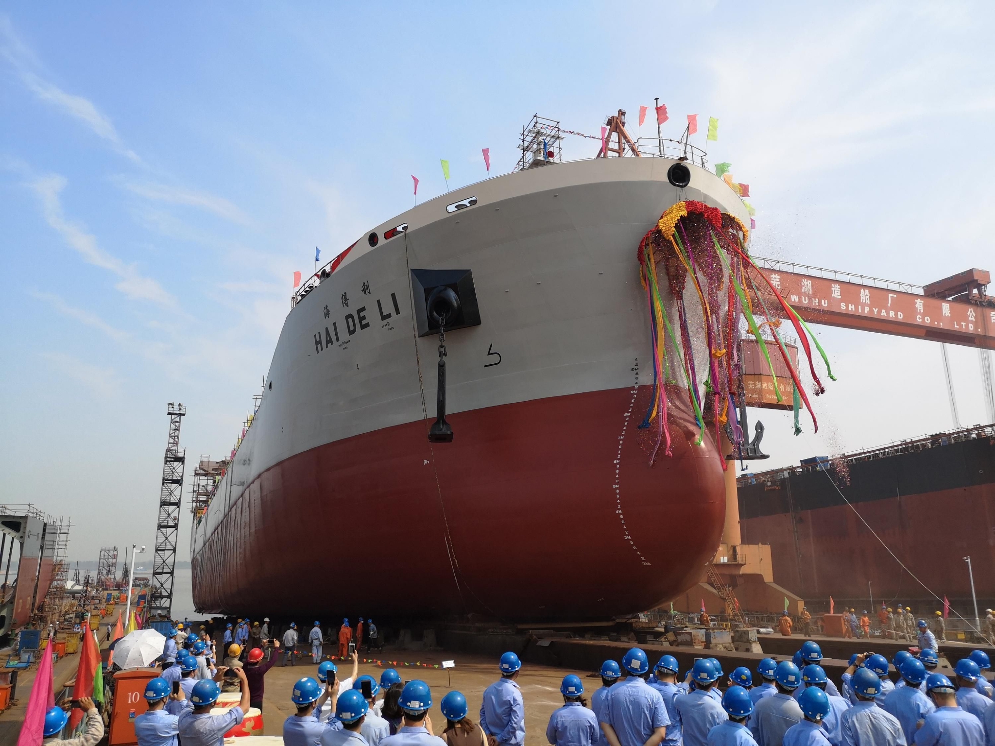 芜湖成为我省重要的船舶制造基地.记者 沈宫石 摄