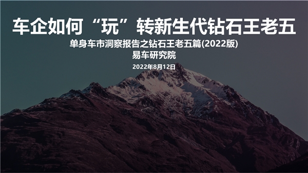 易车研究院发布单身车市洞察报告之钻石王老五篇 22版 车企如何 玩 转新生代钻石王老五 手机新浪网 易车研究院发布单身车市洞察报告之钻石王老五篇 22版 车企如何 玩 转新生代钻石王老五 手机新浪网