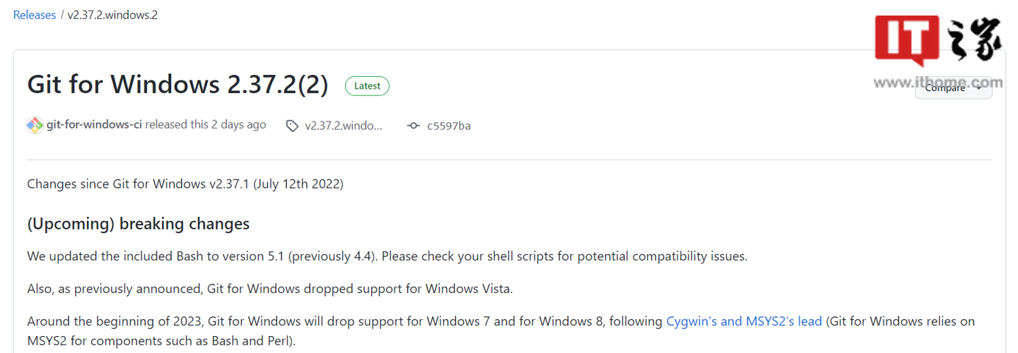 程序员常用工具git 将于明年初放弃支持微软windows 7 8 新浪财经 新浪网