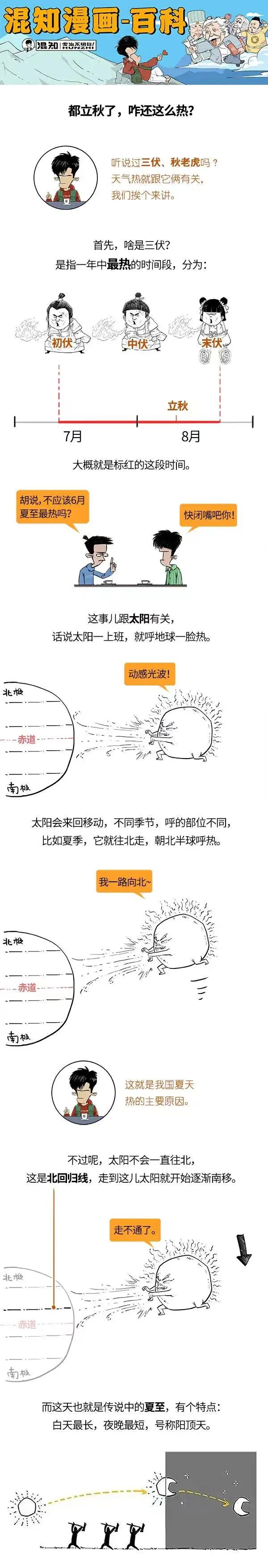 “【一图读懂】都立秋了，咋还这么热？秋老虎咋还分公母？