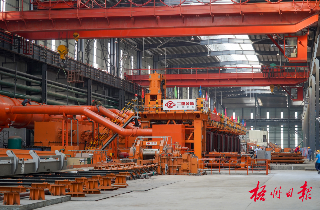 金海1050毫米不锈钢全连轧绿色生产线&nbsp; 陈凡 摄