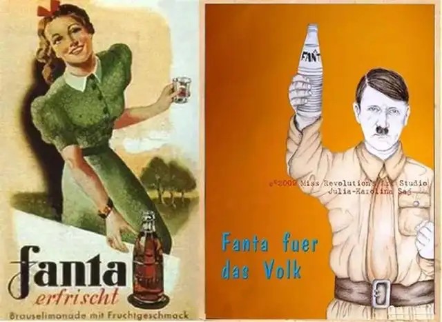 德国芬达宣传海报，后被可口可乐收购