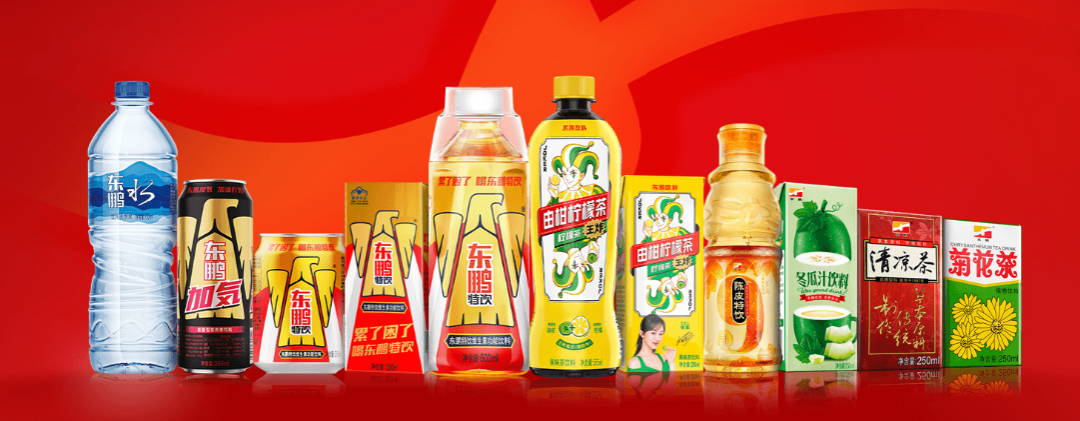 (截图来源于东鹏特饮官网)