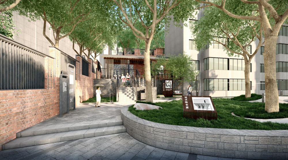 走马梁社区老旧小区改造效果图