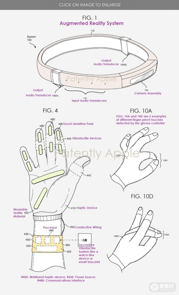 Meta专利：兼容AR/VR的体感手套和腕带技术，可与智能手表结合