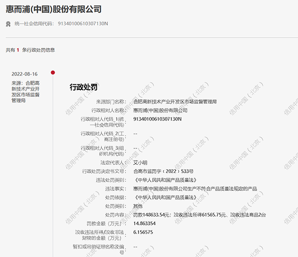 来源:信用中国