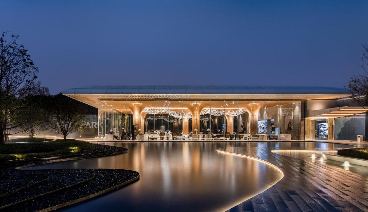 西派金沙府售楼部实景图