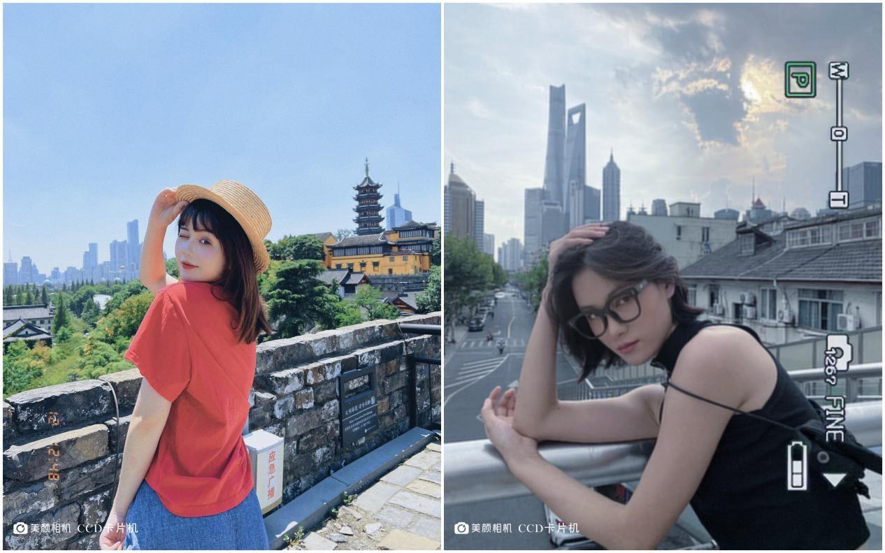 　　摄影师作品：图左南京，图右上海