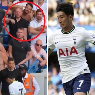 2022英超 涉种族歧视！孙兴慜英超赛场遭场下球迷“拉眼角”，韩教授愤怒抗议