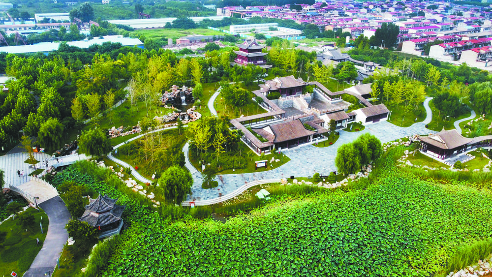 俯瞰藁城兴华公园. 魏富平 摄