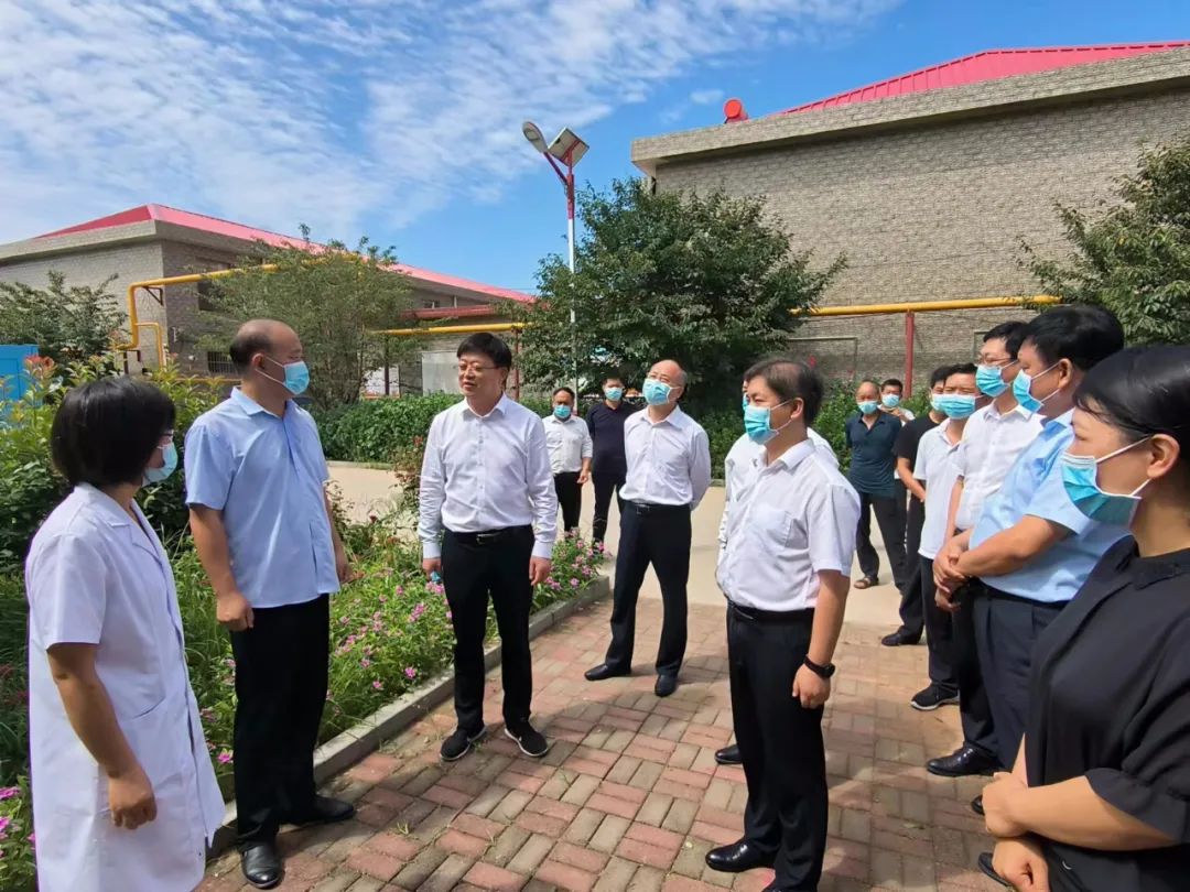 8月20日,柏乡县委书记王鹏到王家庄乡,南张村,牡丹社区新时代文明实践