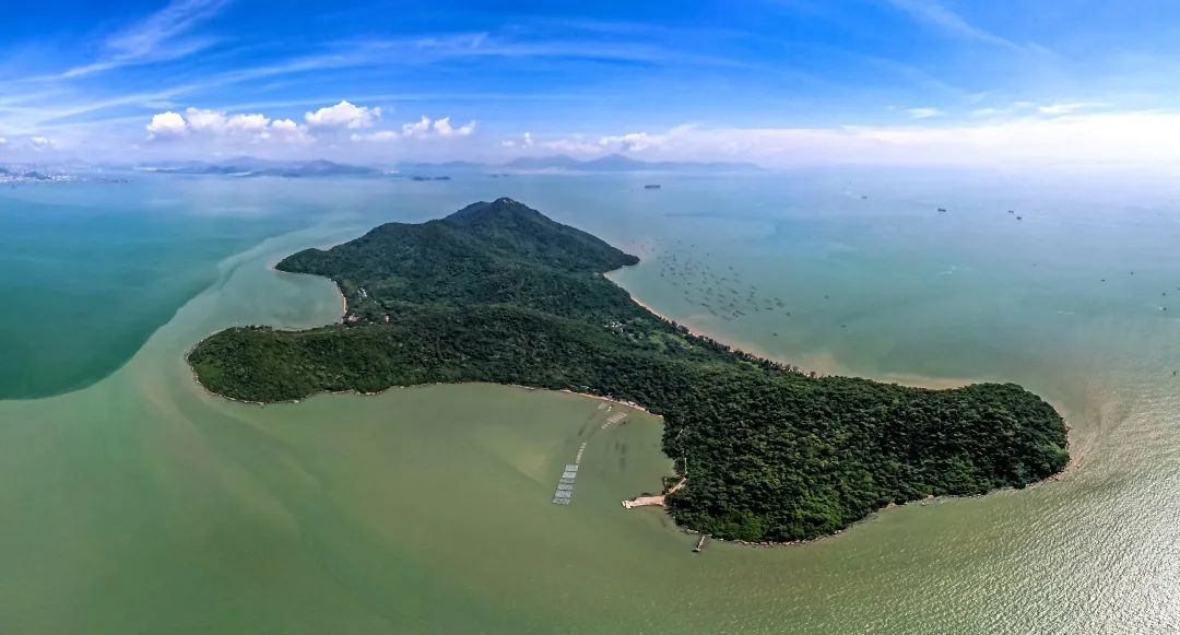 位于珠江口海湾的伶仃岛是深圳市第一大岛,拥有封闭的自然生态系统