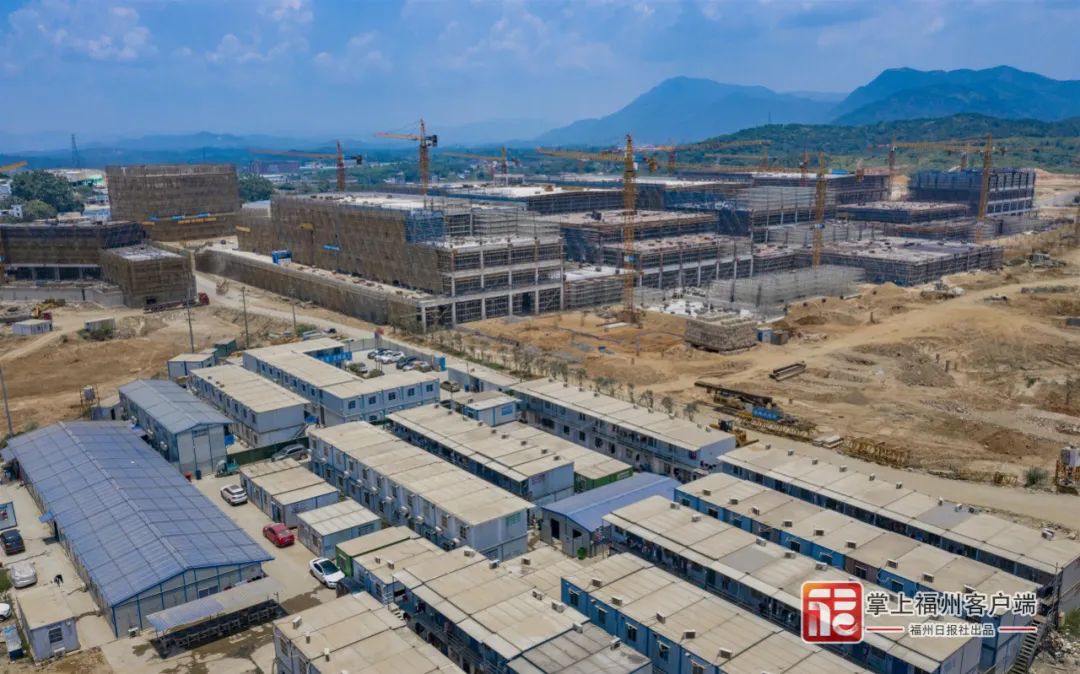 现代物流城项目施工现场.连江县委宣传部供图