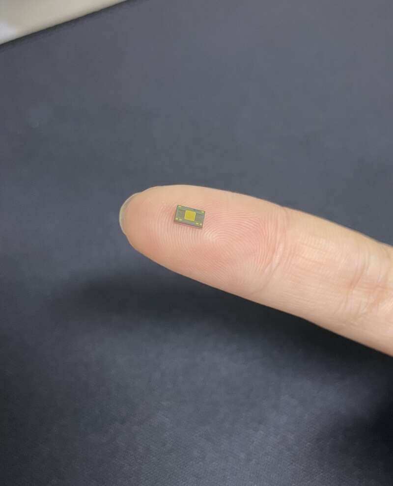 北理工学子研制的mems微镜芯片,面积减小到当前国际主流芯片的1/80