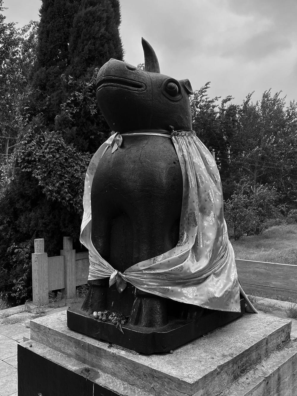 河南开封的镇河铁犀|开封市_新浪财经_新浪网