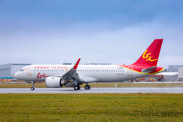北部湾航空a320neo客机