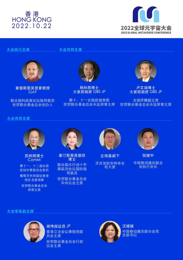 　　全球元宇宙大会组织架构