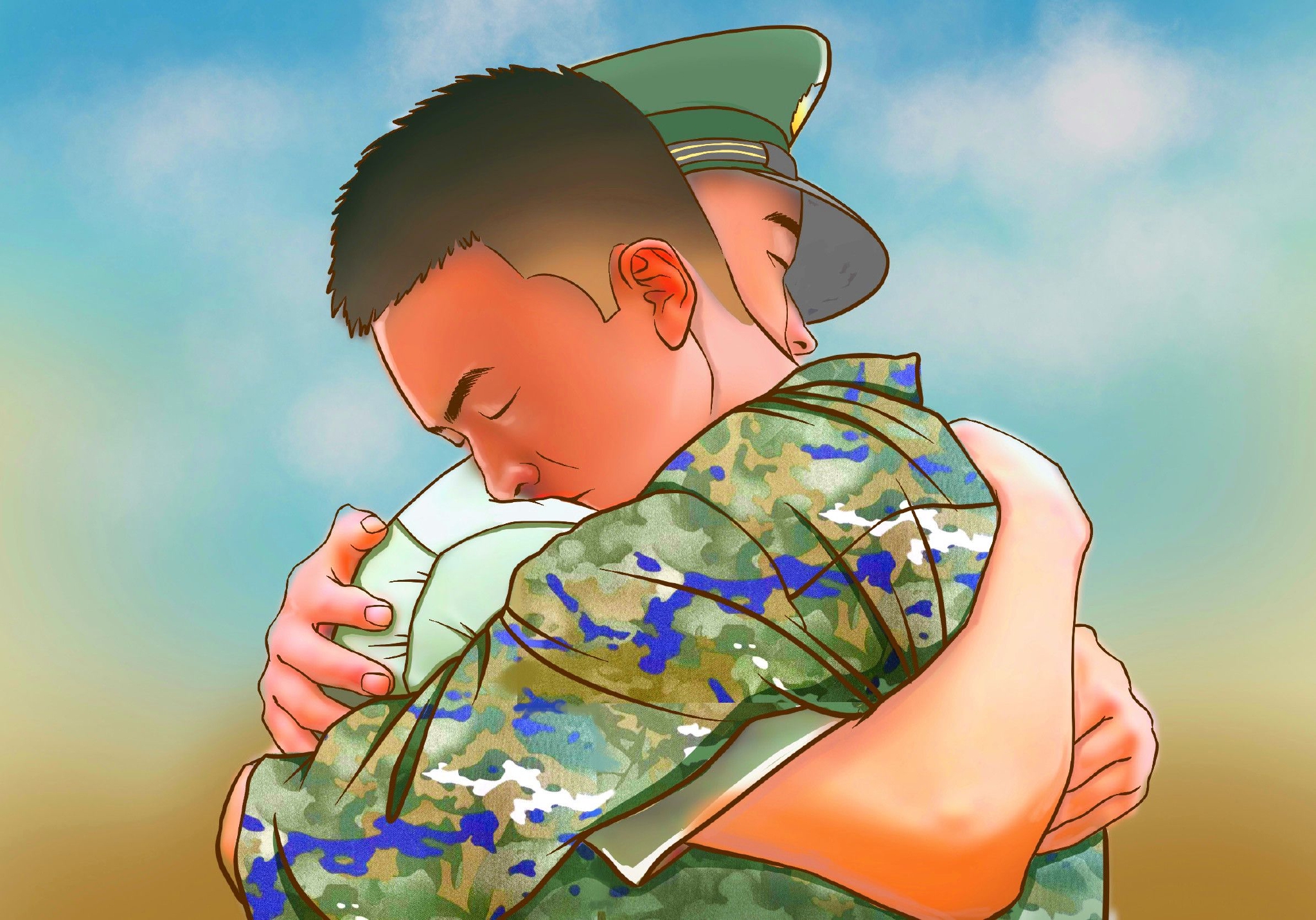 一组漫画送给老兵!向军旅的美好时光,再敬一个军礼!_新浪财经_新浪网