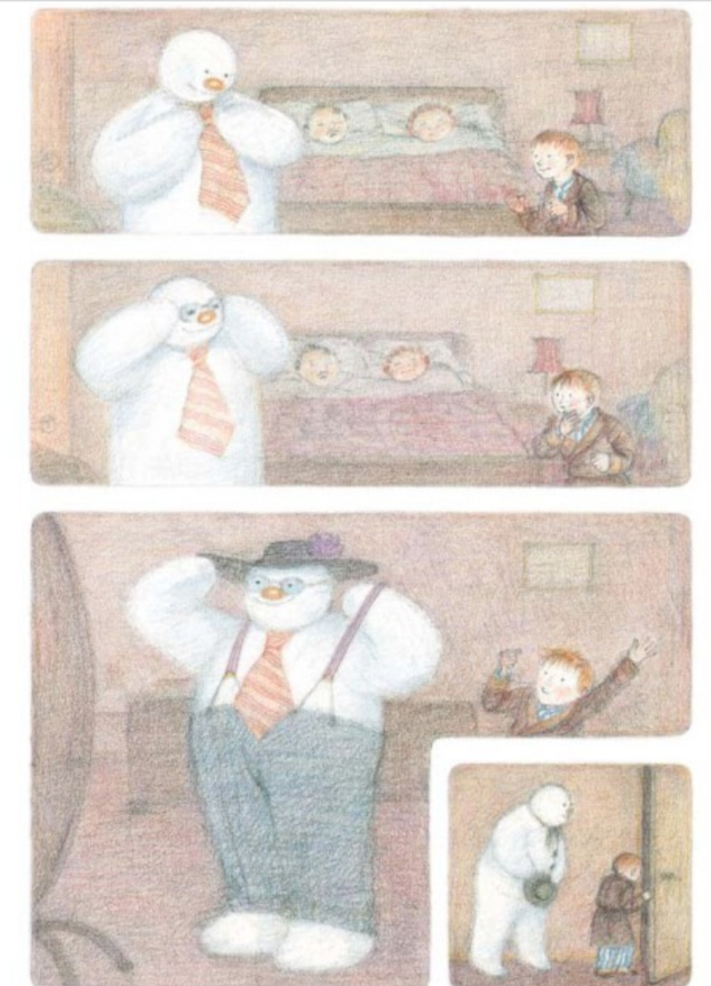 《雪人》插圖。（圖源：信誼）