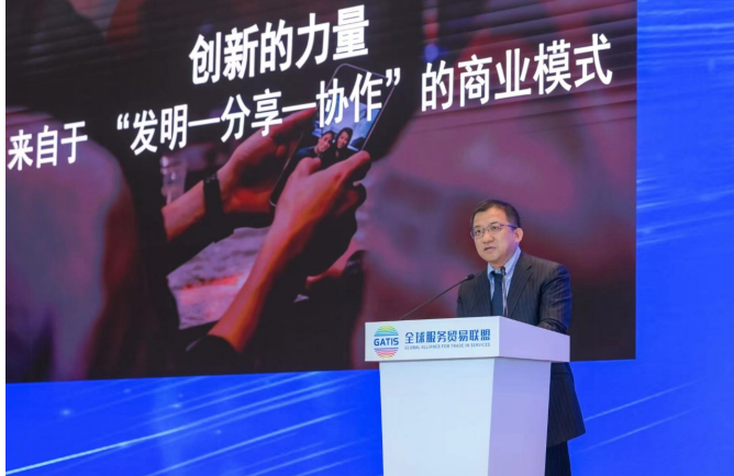 　　高通公司全球副总裁夏权在2022服贸会“全球服务贸易企业家峰会-创新的力量”上发表演讲