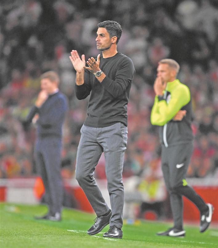 阿尔特塔率枪手迎战顽强狼群