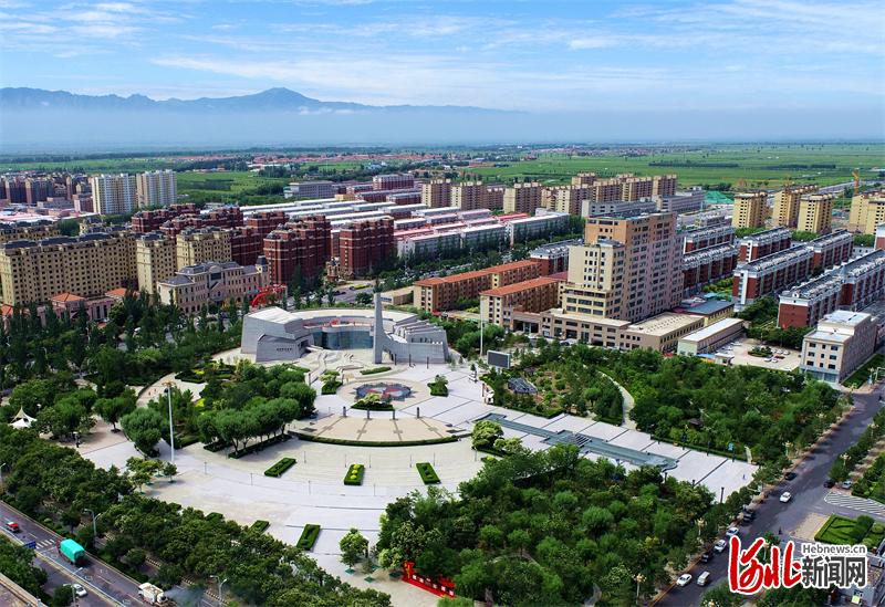 阳原县城航拍图.河北日报通讯员马志野摄