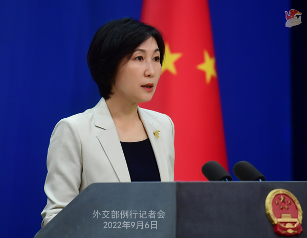 2022年9月6日外交部发言人毛宁主持例行记者会|中国|东南亚国家|毛宁_新浪新闻