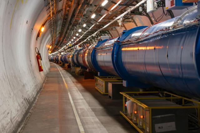 资料图：大型强子对撞机 图自CERN网站