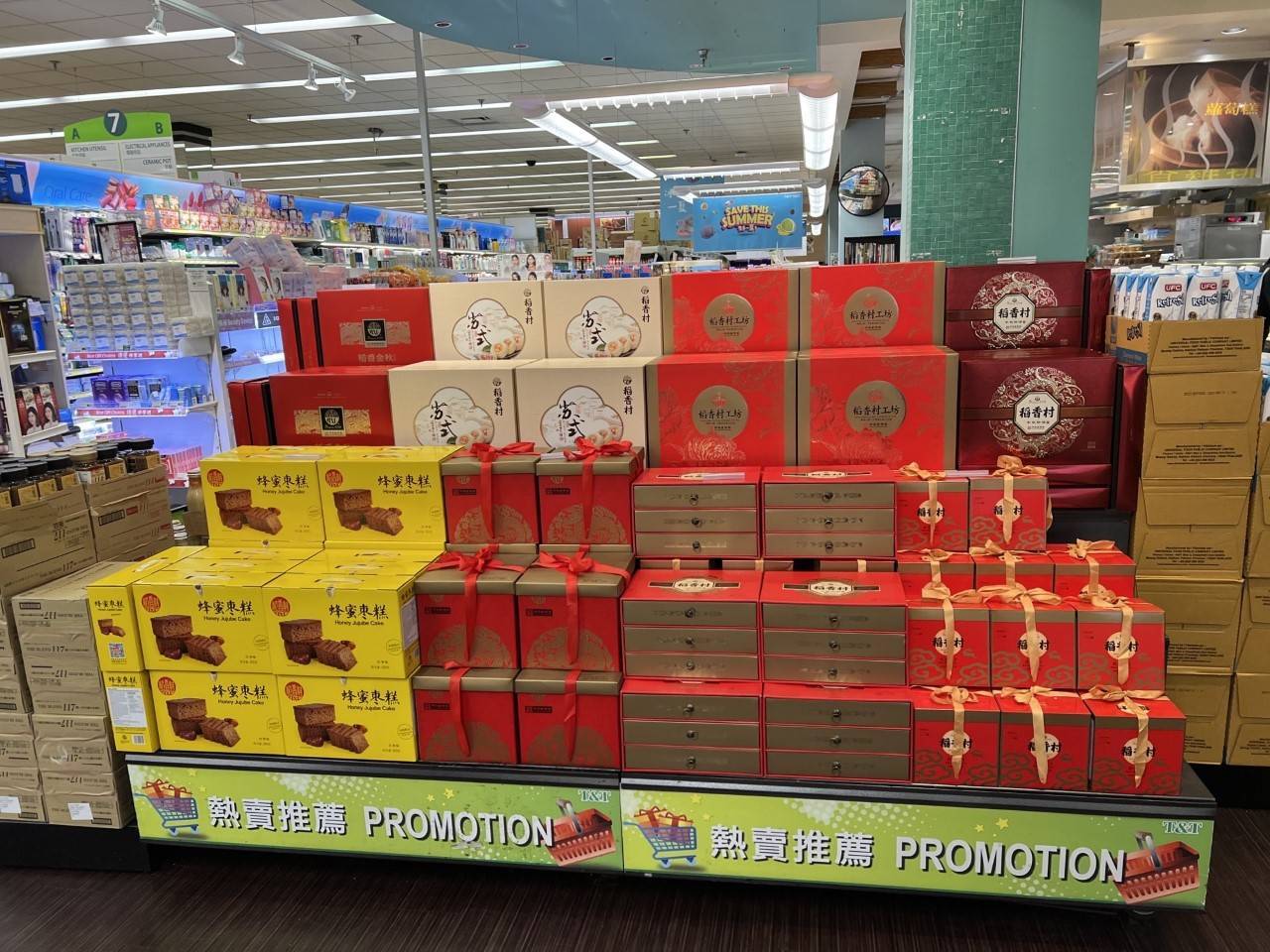 　　稻香村月饼在加拿大超市热卖