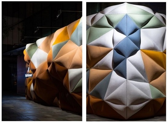 peakperformance 壁克峰开创全新零售业态艺术围挡,三里屯首店围挡