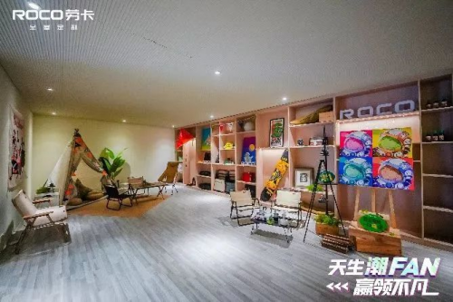 　　劳卡以潮尚生活馆亮相行业大展