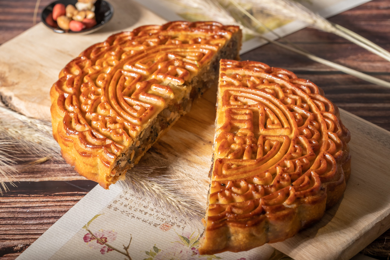五仁月饼(图源:图虫创意)