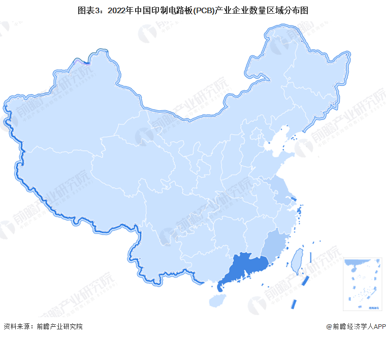 干货印制电路板pcb行业产业链全景梳理及区域热力地图