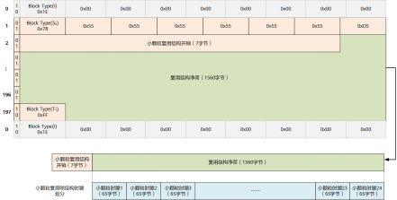 图2 SPN/MTN小颗粒FGU的帧结构