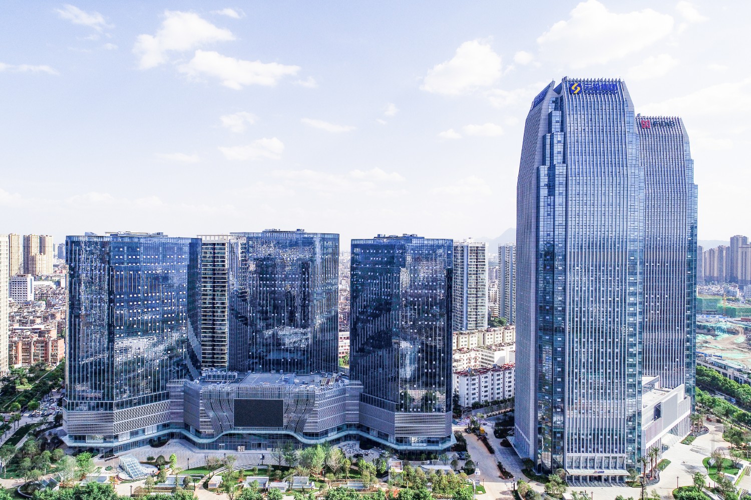 云投集团打造的昆明国际金融小镇