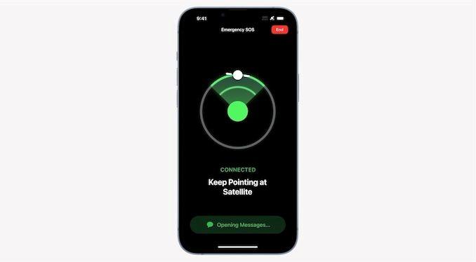 图 iPhone 14连接卫星引导图