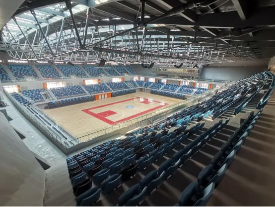 体育中心项目内部.中建八局西南公司供图