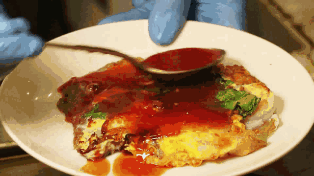 海蛎煎　图源：福州晚报