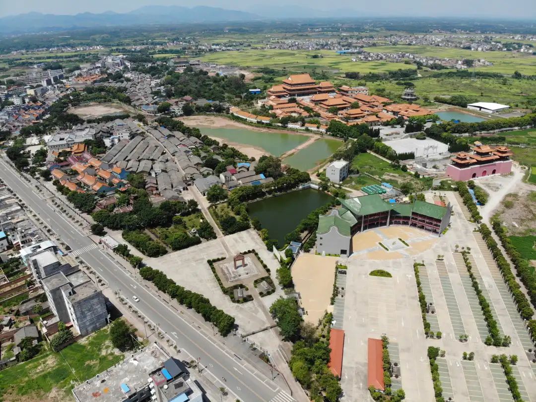 珠玑古巷位置航拍图(来源:南雄市史志办公室)