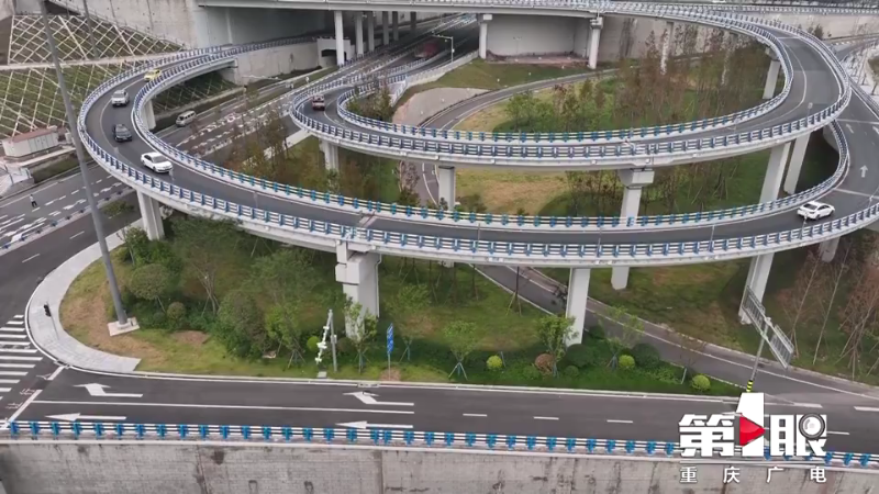 公司全过程检测的蔡家大桥南引道(金山寺立交)工程完工通车